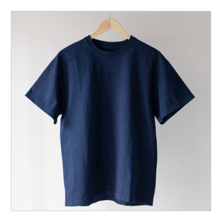 Sustainable tshirt -藍染-