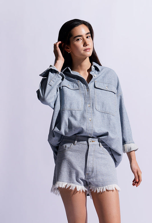 LOOPLUS デニムショートパンツ