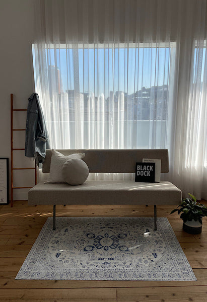 Foggy kilim white｜インテリアに溶け込む高機能グランピングマット