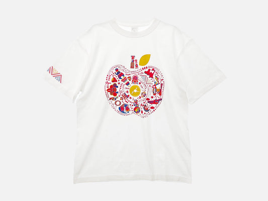青森✕goen° 【Ring-goen° Tシャツ】(White)