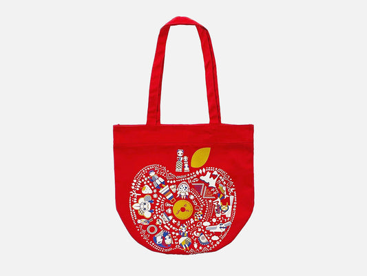 青森✕goen° 【Ring-goen° Tote bag】(Red)