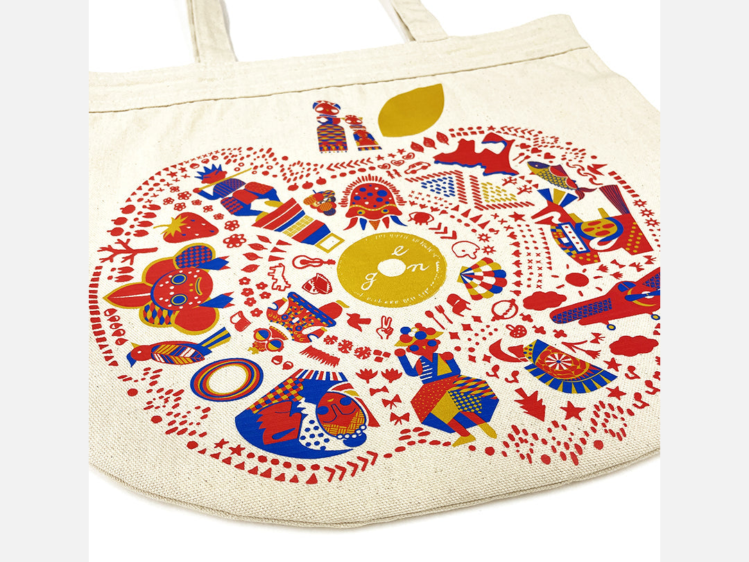 青森✕goen° 【Ring-goen° Tote bag】(White) – we hub online