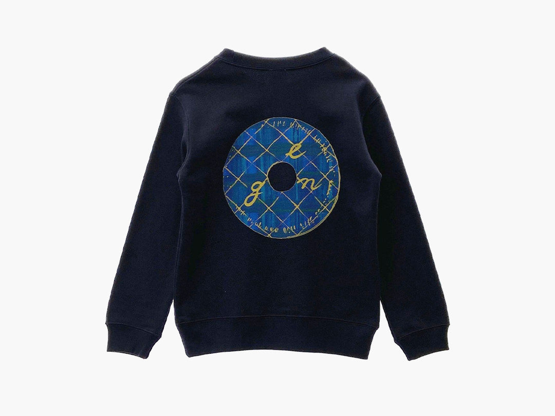 KINEKO SHOW コラボ Kids  sweatshirt【気球】トレーナー（Navy）
