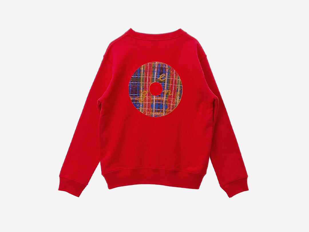 KINEKO SHOW コラボ Kids  sweatshirt【猫】トレーナー（Red）