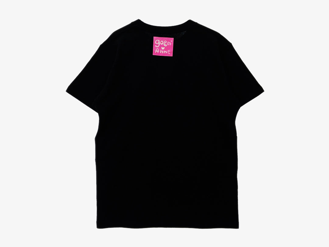Anne T-shirts Fish（Black）