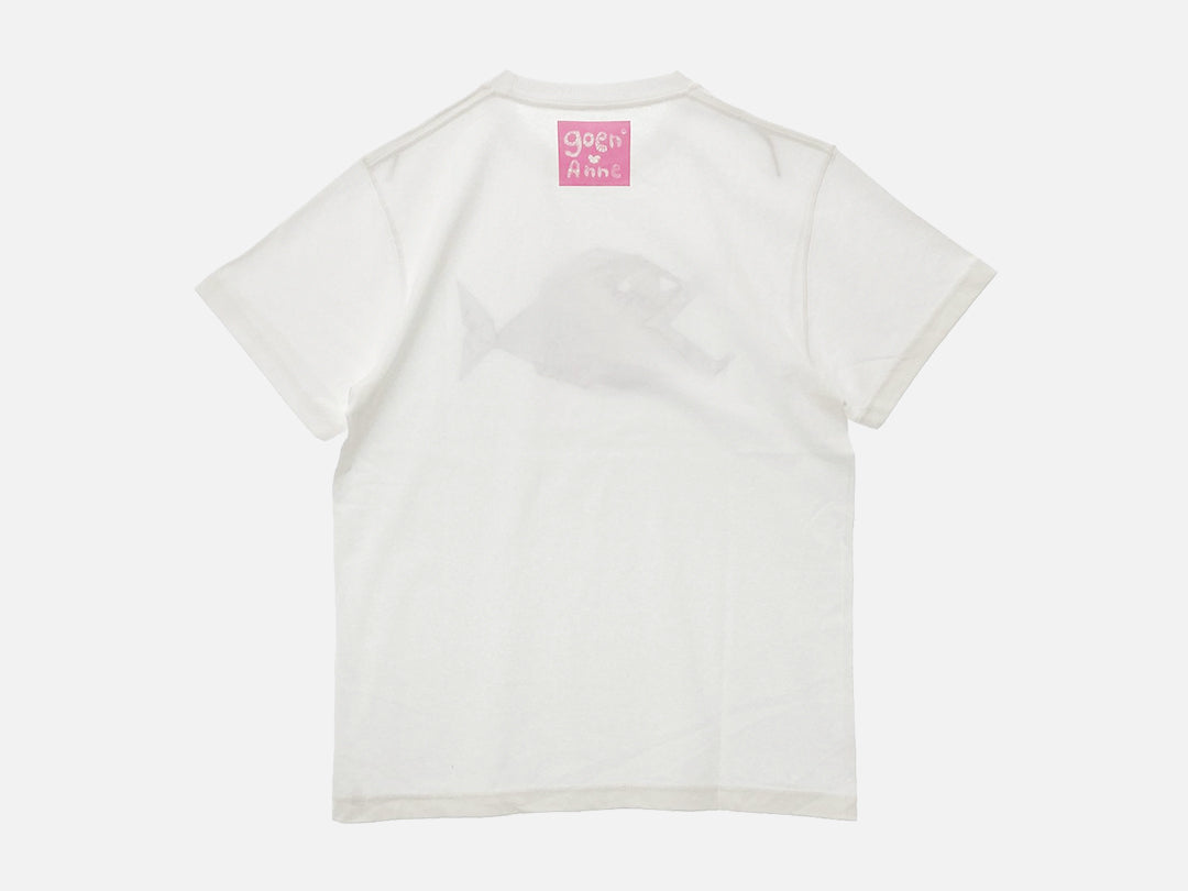 Anne T-shirts Fish（White）