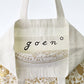 with goen°Tote bag (White)